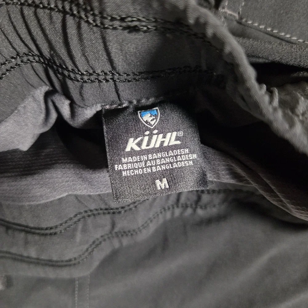 Kuhl Skort Born In The Mountains Womens Size Medium Black Elastic Zipper‎ Pocket